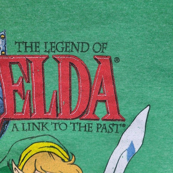 The Legend Of Zelda T-Shirt Men's 2019 XL Green Official Nintendo NES Retro - Picture 3 of 9